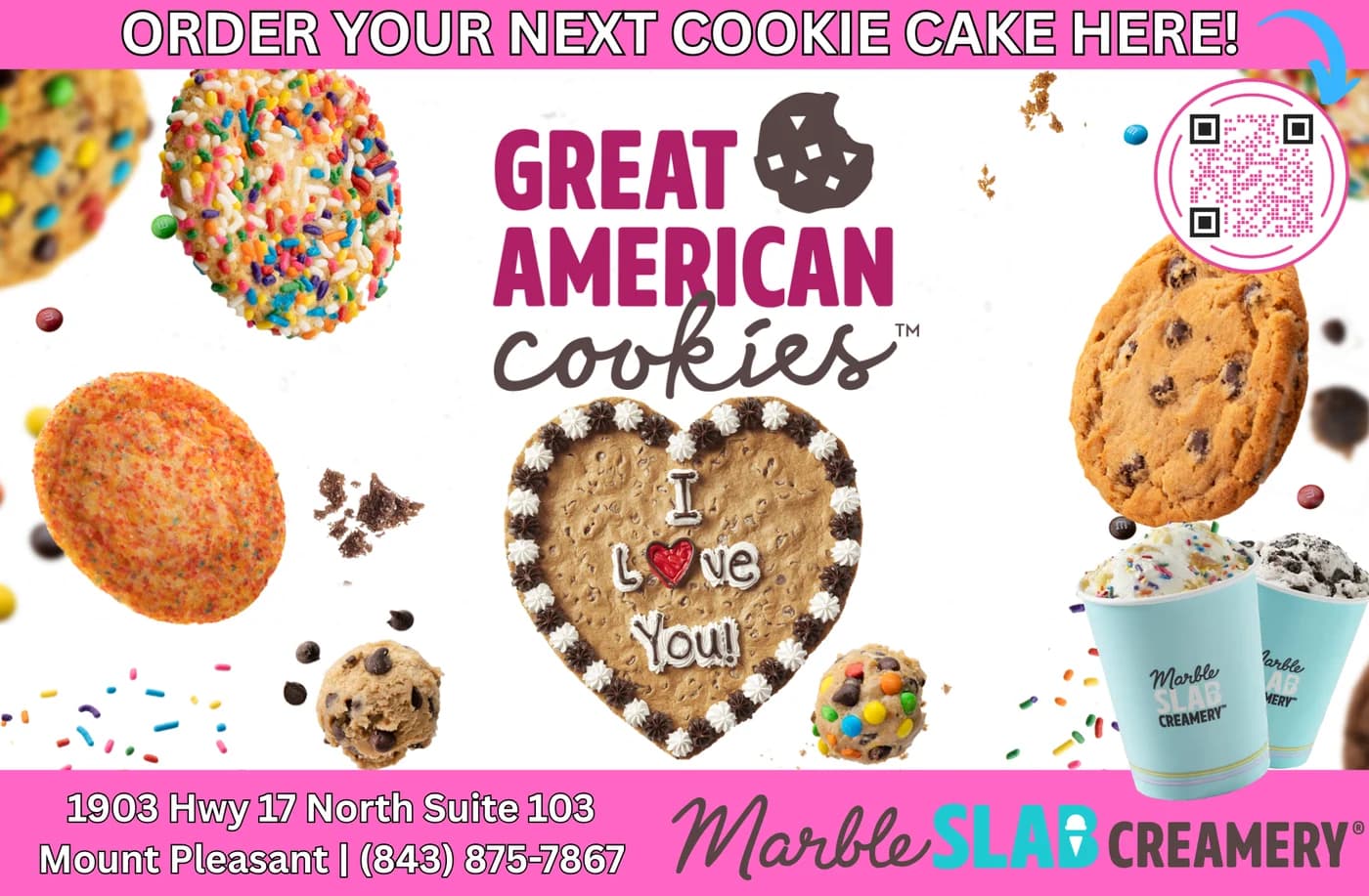 Great American Cookie Company & Marble Slab Creamery - Mount Pleasant