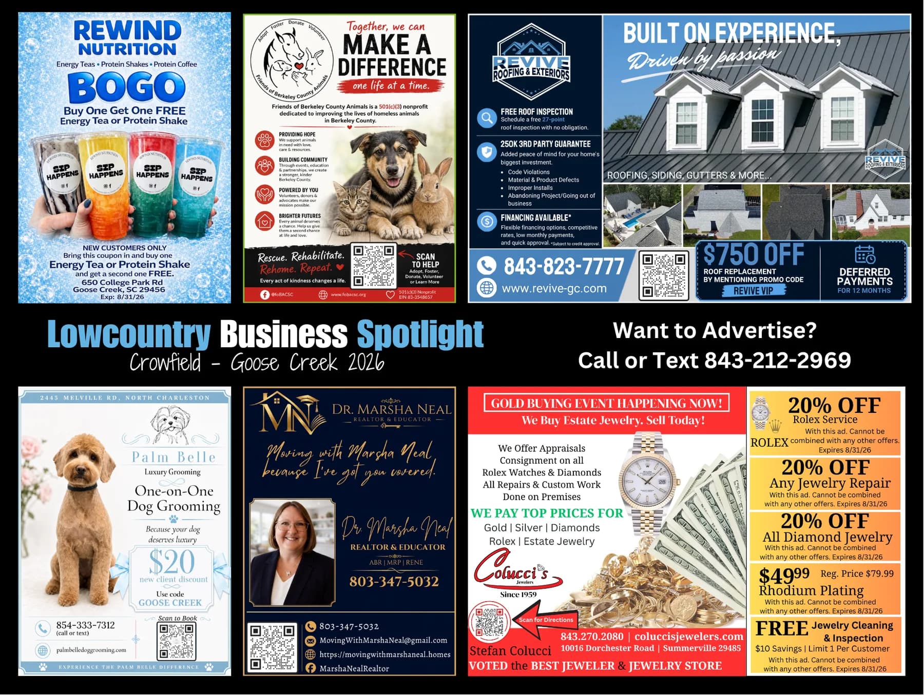 Crowfield Community Card Spotlight Postcard, July 2026, postage side