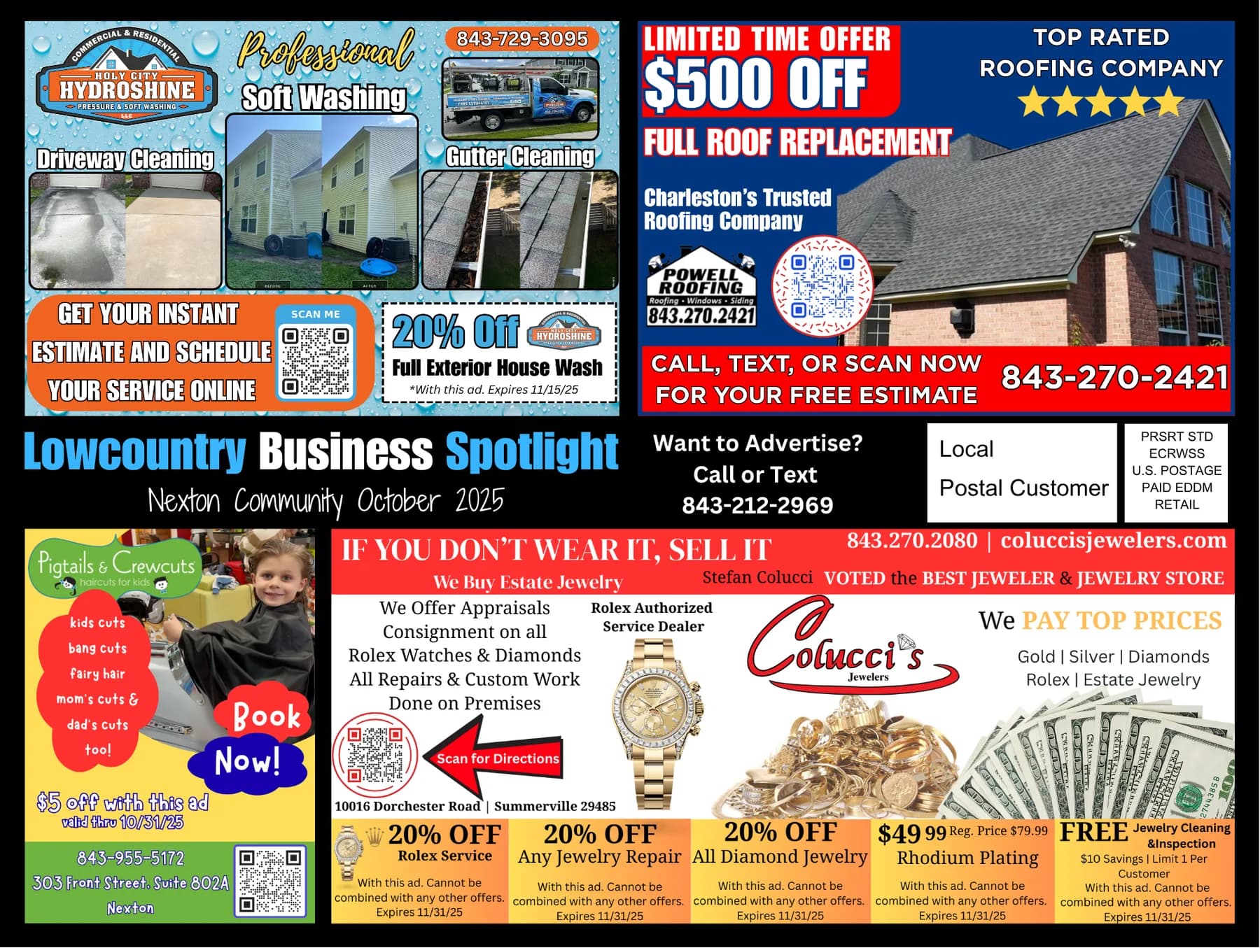 Nexton Spotlight Postcard, October 2025, front