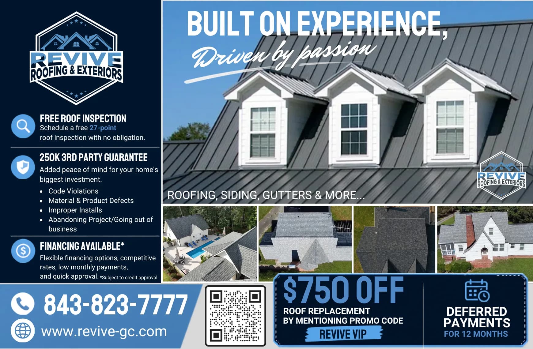 Crowfield Community Card Spotlight Postcard, June 2026, close-up of one ad